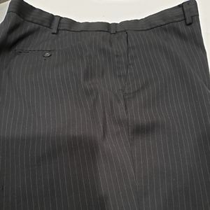 Perry Ellis Portfolio Black Pin Striped Dress Pants